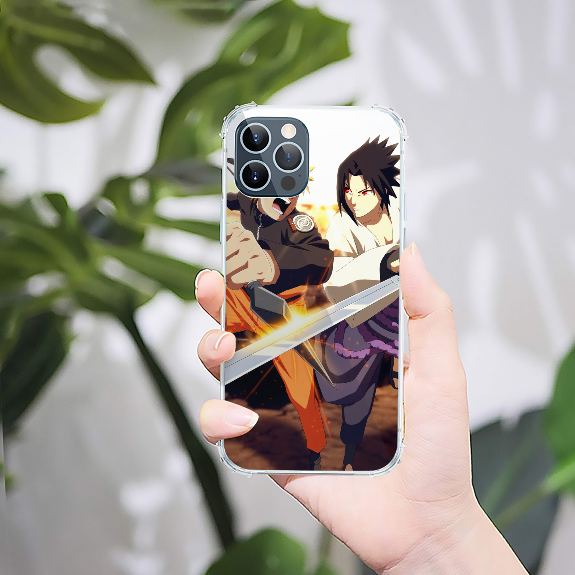 （画像用） NARUTO -ナルト- NARUTO -ナルト- 疾風伝 【iPhone 12シリーズ対応】透明スマホケース（クリアソフトケース）